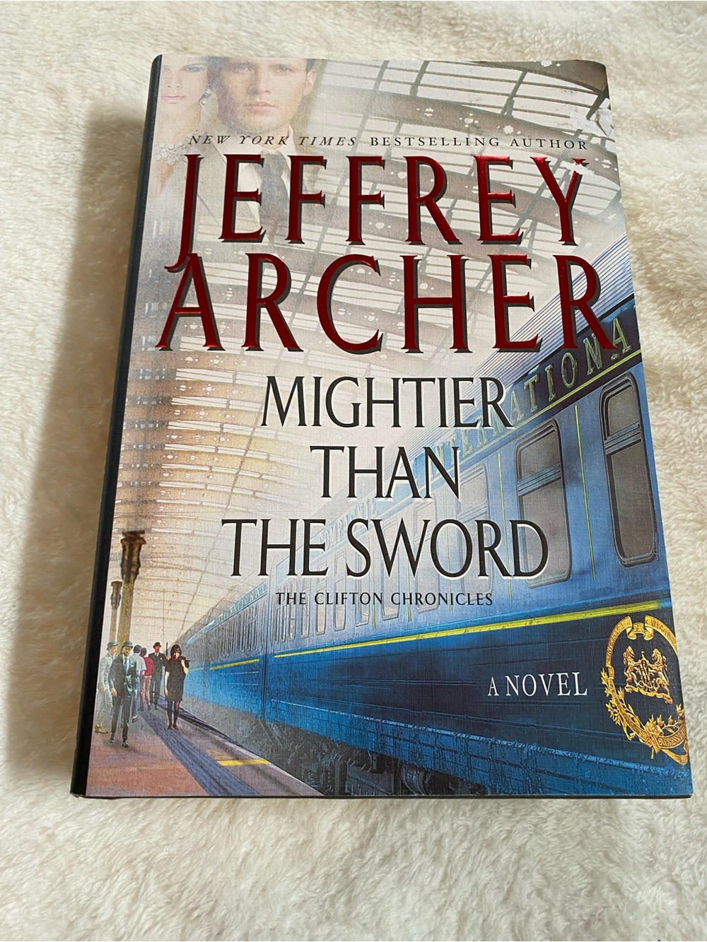 'Mightier Than the Sword' Hardcover Book - Blue Cover
